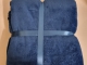 Luxe plaid deken DARK BLUE